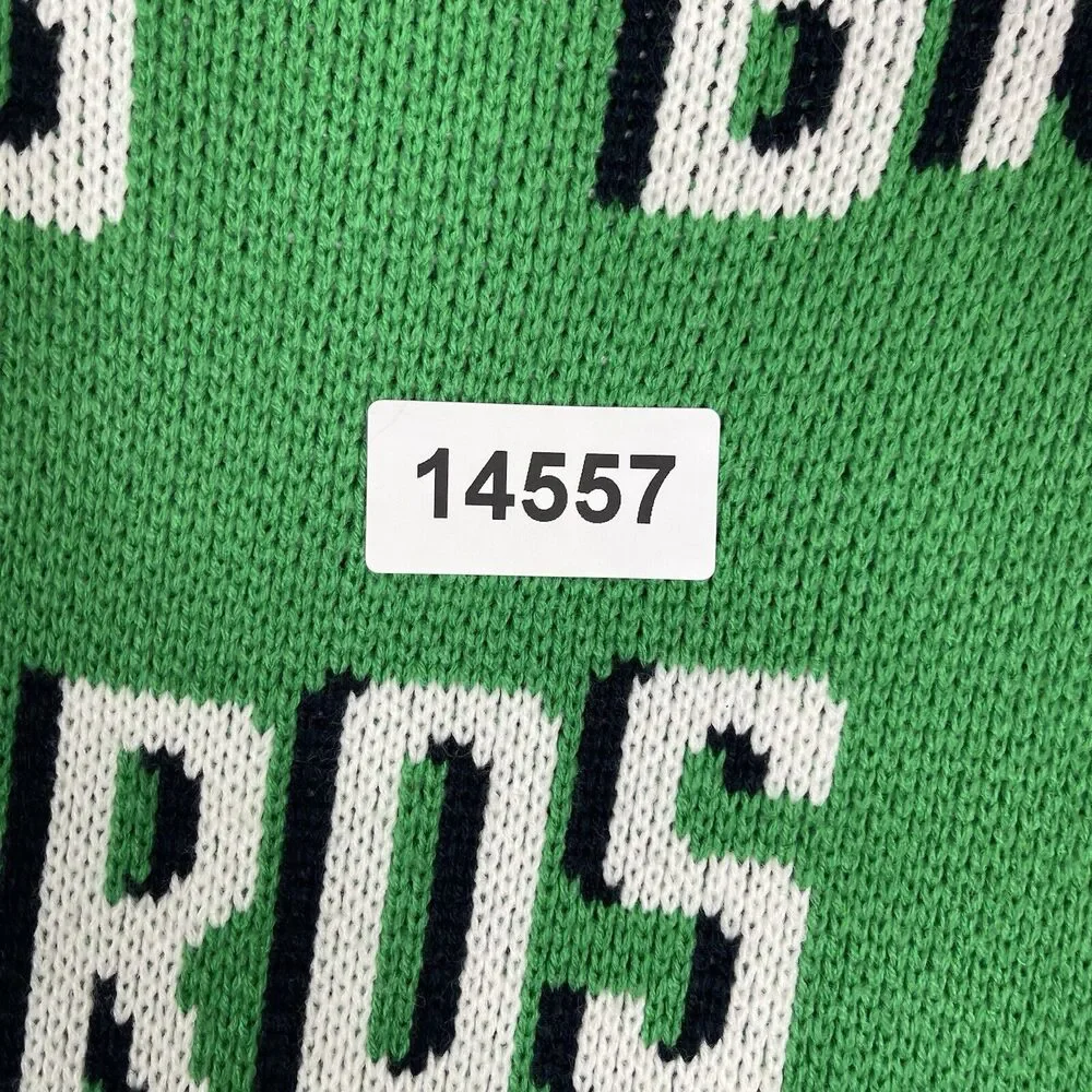 Neoity Sweater Mens One Size Green Bros‎ Bros Bros Knit Crewneck Pullover Adult
